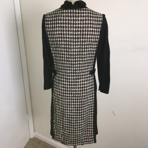 Vintage Black & White Hounds-tooth Tunic & Dress - Picture 2 of 8